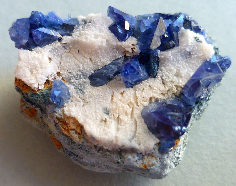 Benitoite & Natrolite