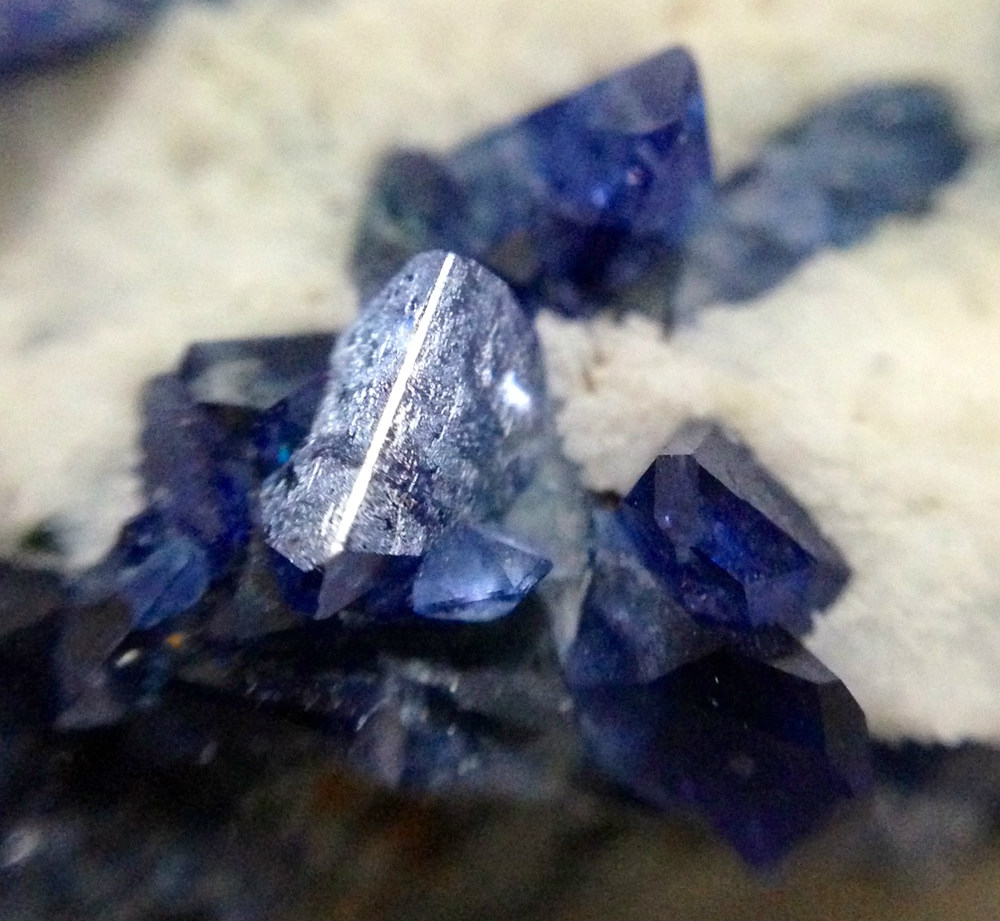 Benitoite & Natrolite