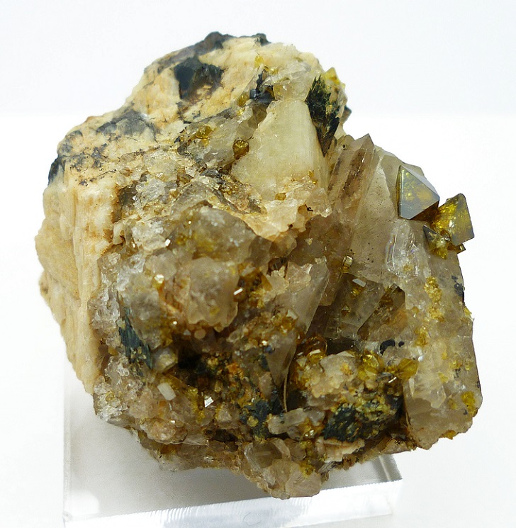 Xenotime-(Y) & Quartz