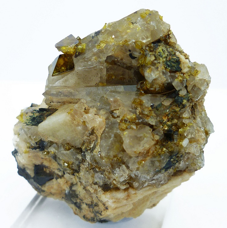 Xenotime-(Y) & Quartz