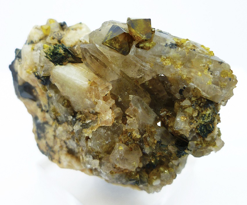 Xenotime-(Y) & Quartz