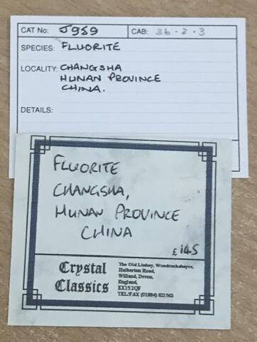 Label Images - only: Fluorite
