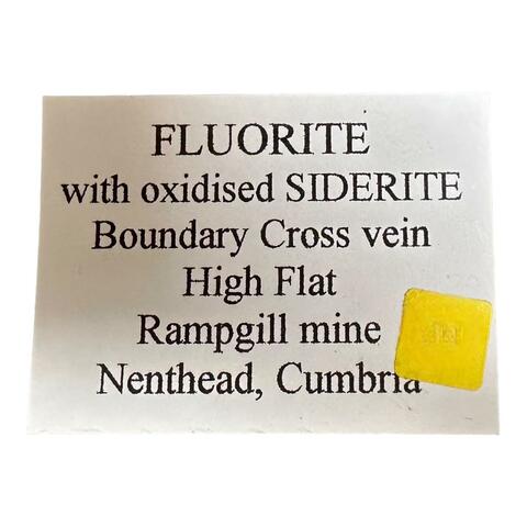 Label Images - only: Fluorite & Siderite