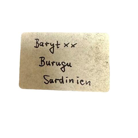 Label Images - only: Baryte