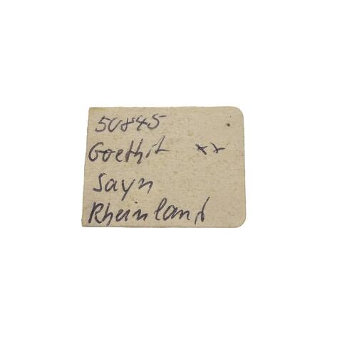 Label Images - only: Goethite