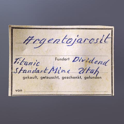 Label Images - only: Argentojarosite