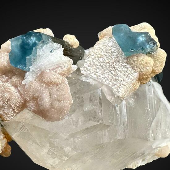 Tourmaline & Quartz With Lepidolite