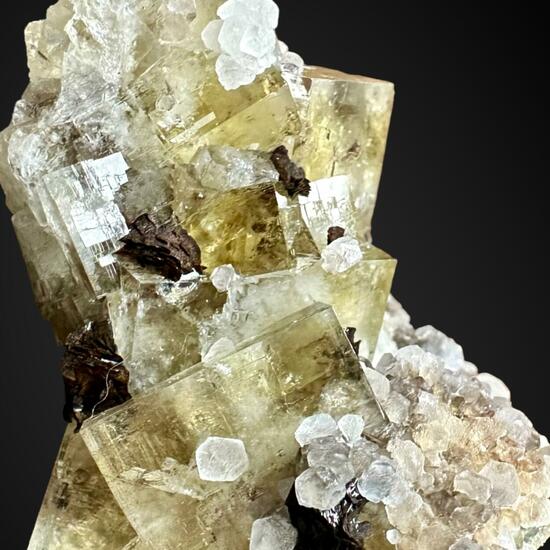 Fluorite Calcite & Siderite