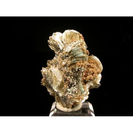 Polylithionite Fluorite Rhodochrosite Albite & Quartz