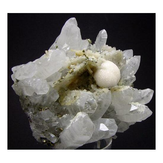 Calcite On Quartz