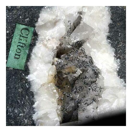 Goethite On Calcite