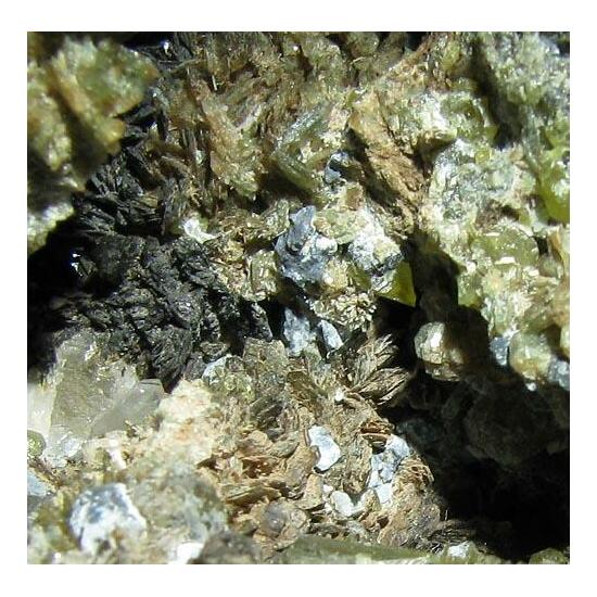 Johannsenite Axinite-(Mn) Sphalerite & Galena