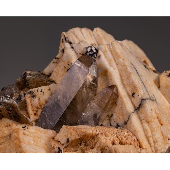 Smoky Quartz Muscovite & Feldspar