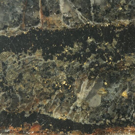 Gold With Uraninite