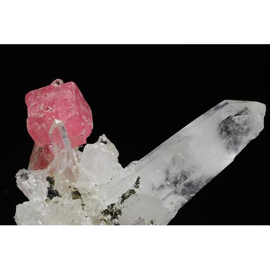 Rhodochrosite & Quartz