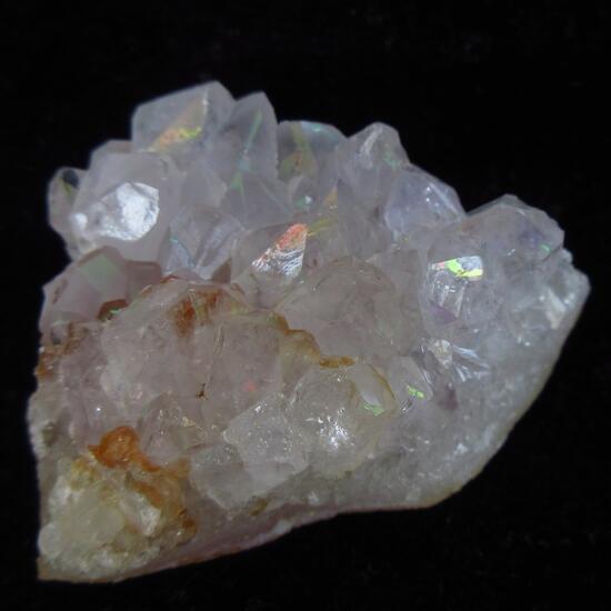 Rainbow Quartz On Amethyst