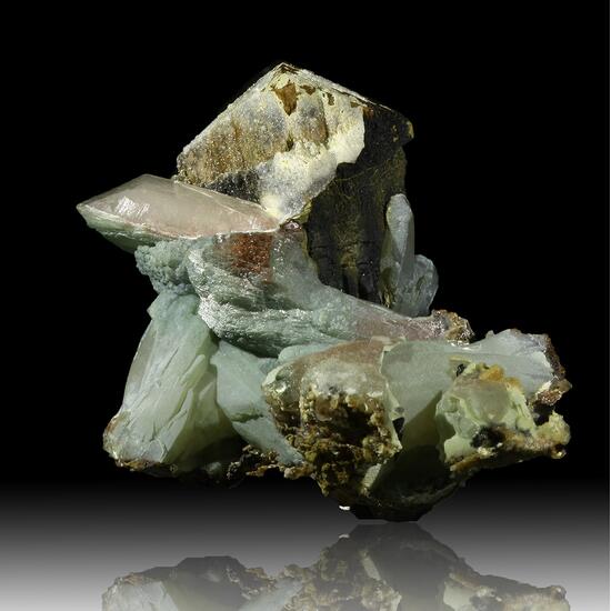 Prase Sceptre Ilvaite & Calcite