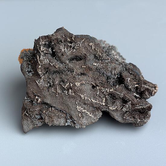 Native Silver & Chloanthite On Native Arsenic