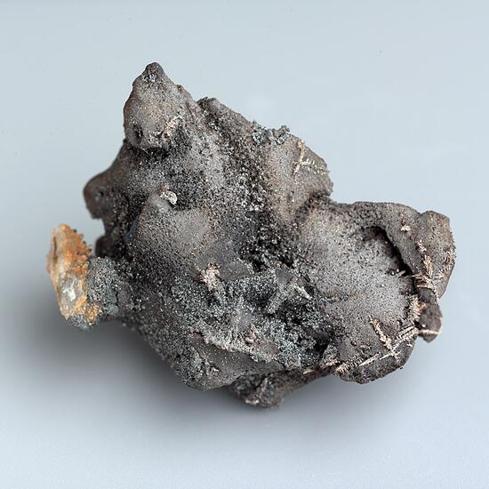 Native Silver & Chloanthite On Native Arsenic