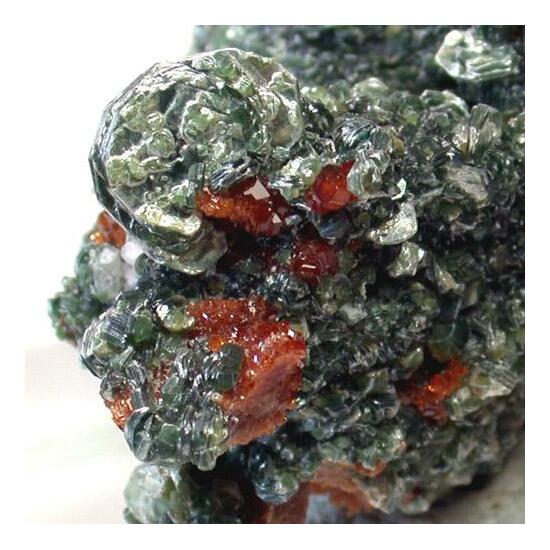 Apatite & Hessonite