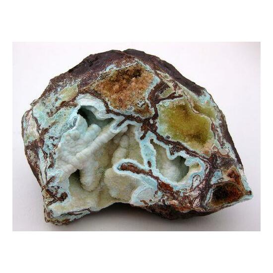 Senegalite On Augelite & Turquoise