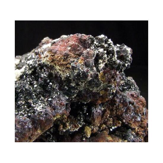 Cuprite & Calcite On Native Copper