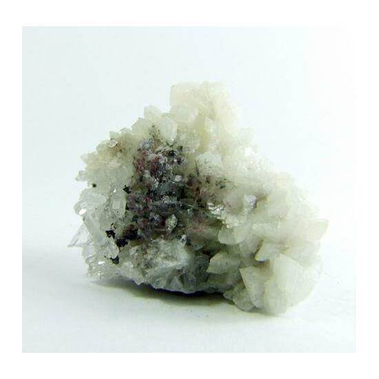Native Mercury On Dolomite With Cinnabar Inclusions & Quartz