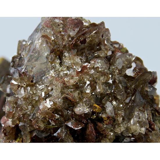 Axinite & Smoky Quartz