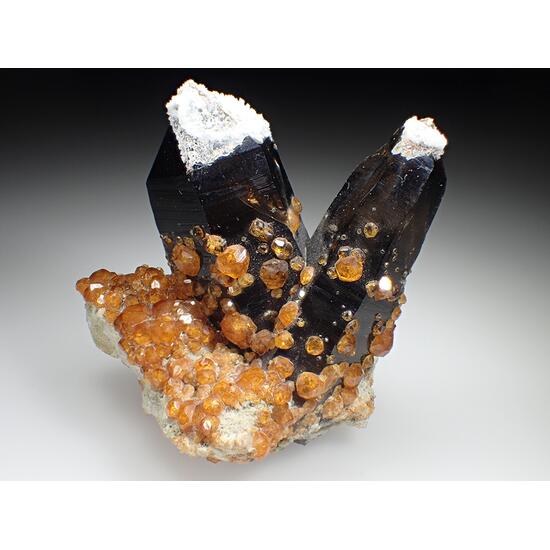 Spessartine & Smoky Quartz