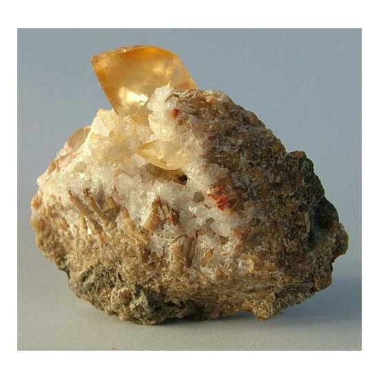 Chabazite With Calcite