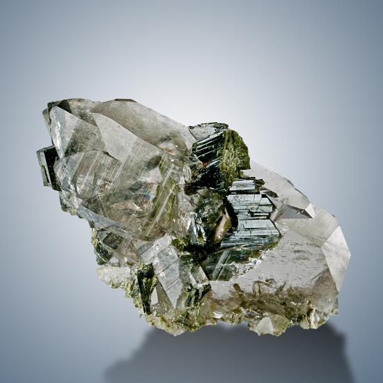 Rock Crystal & Epidote