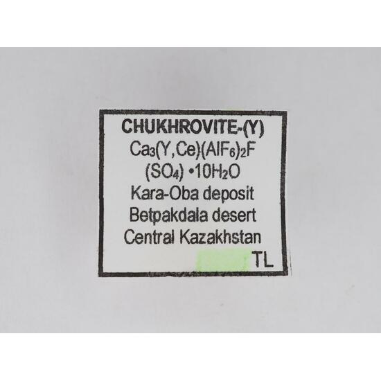 Chukhrovite-(Y)