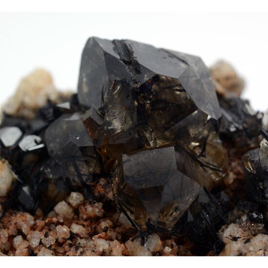 Quartz With Actinolite Inclusions