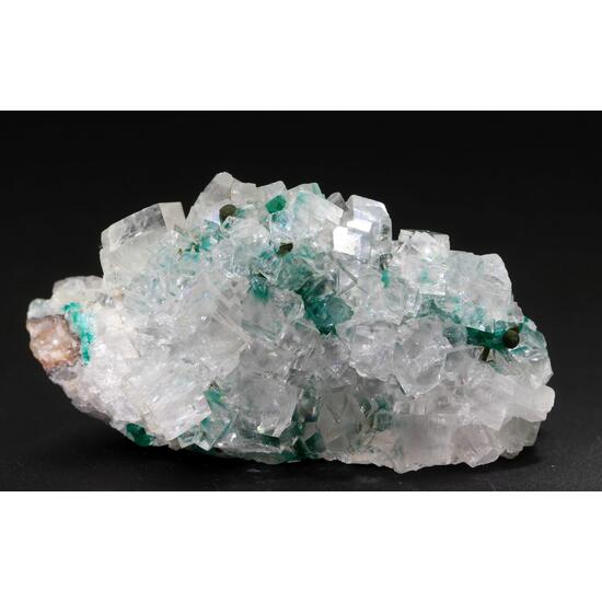 Calcite With Dioptase & Mottramite