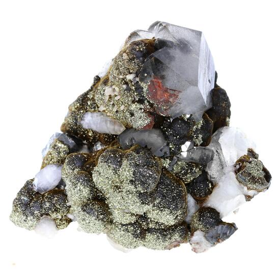 Pyrite Goethite Calcite & Quartz