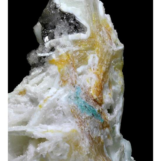 Unnamed Mereheadite Hydrocerussite & Cerussite