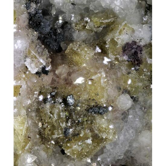 Acanthite & Fluorite