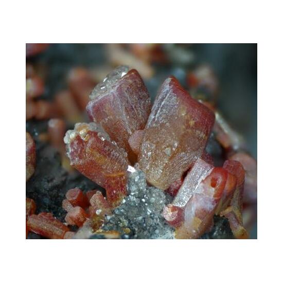 Vanadinite & Calcite