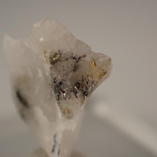 Gold With Tetradymite In Quartz