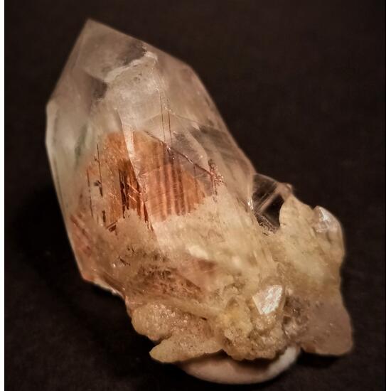 Quartz With Rutile & Fuchsite Inclusions